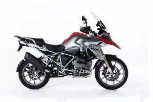 BOS Desertfox Black Edition Einddemper met Euro4 keuring BMW R 1200 GS - Adventure 2017 2018